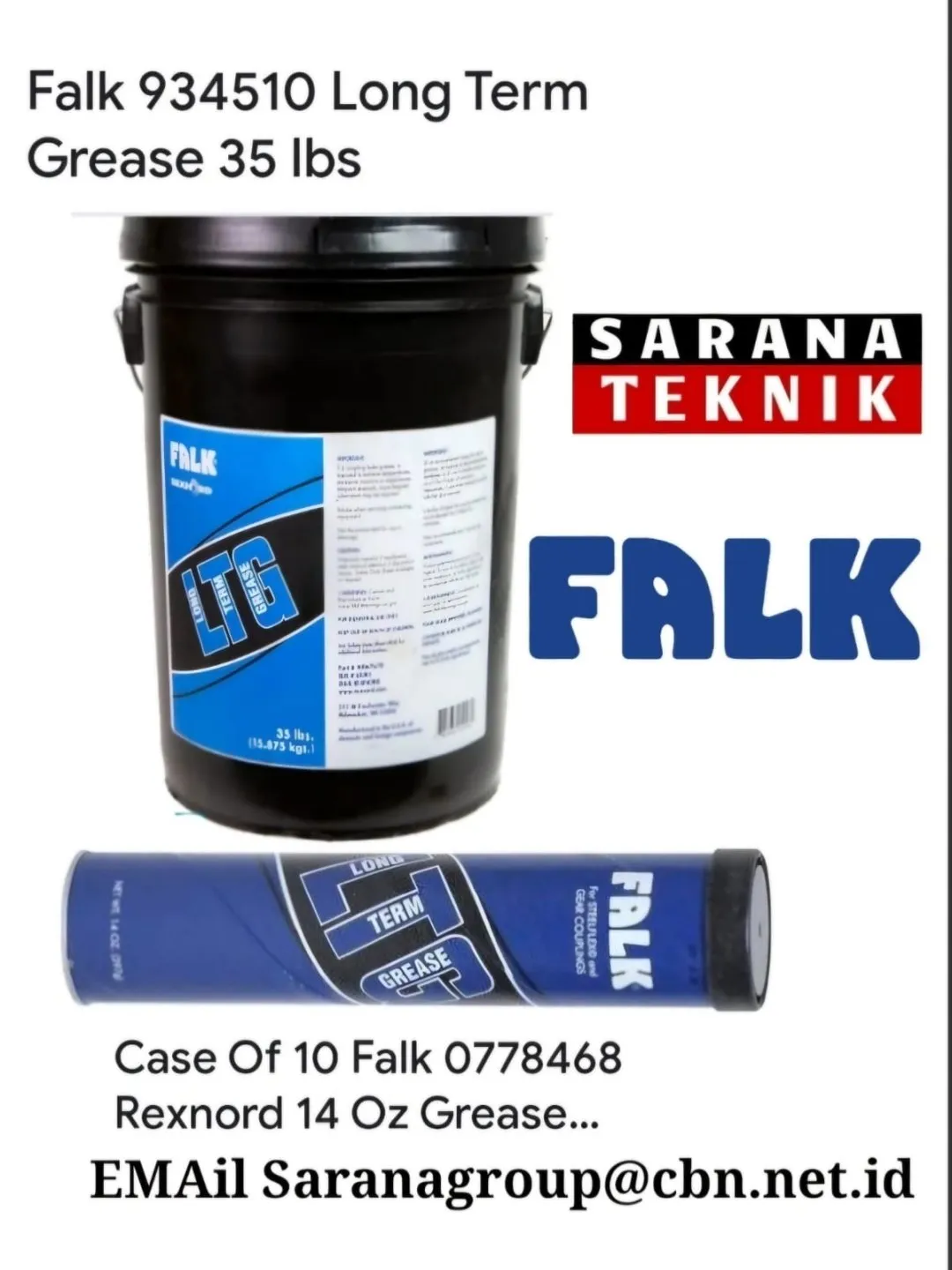 Falk 934510 Long Term Grease 35lbs