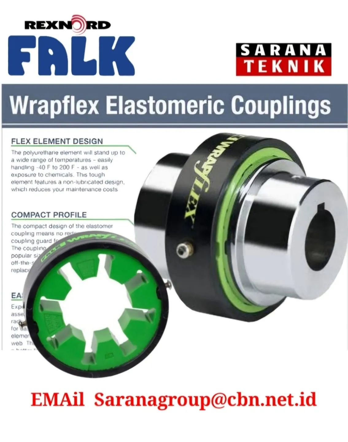 Falk Wrapflex Elastomeric Couplings