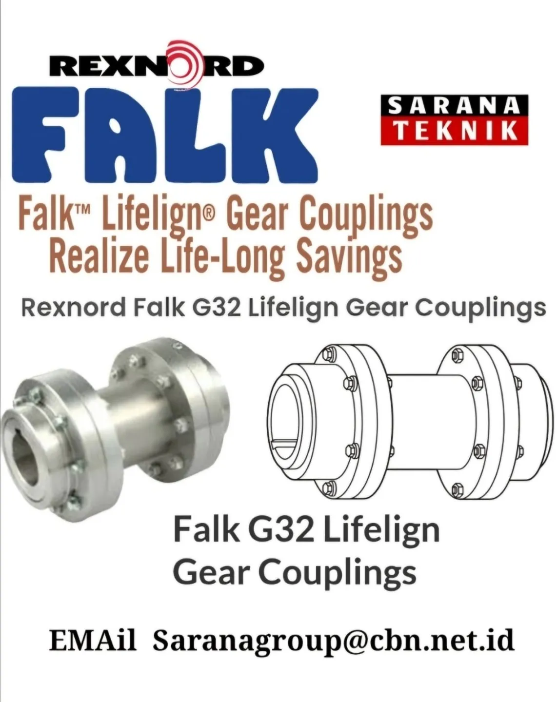 Falk G32 Lifelign Gear Coupling