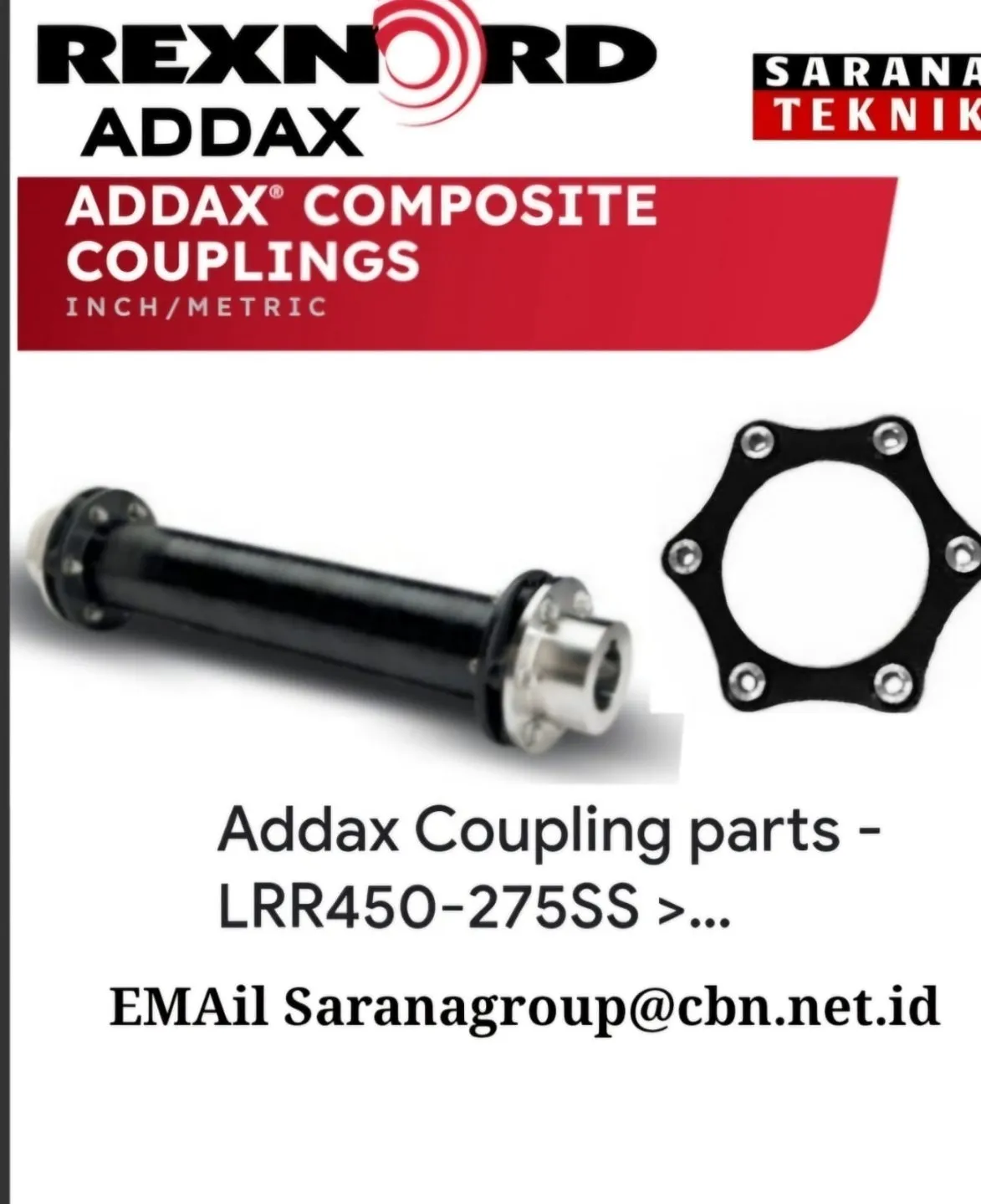 Addax Coupling Parts LRR450275SS