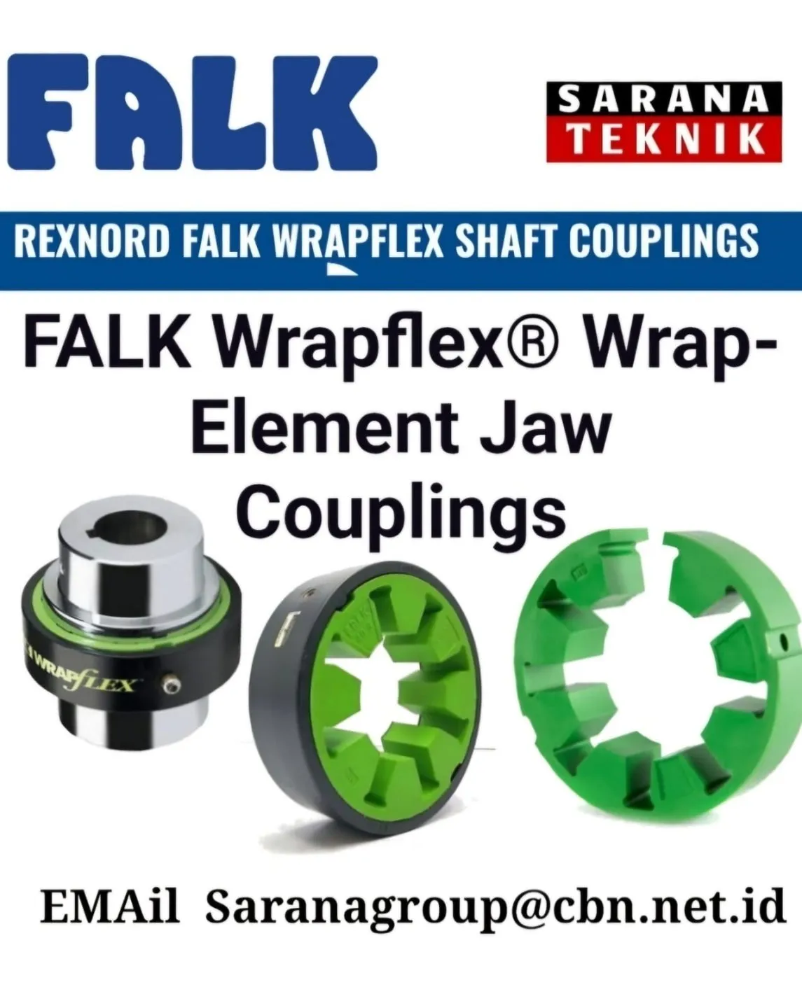 Falk Wrapflex WrapElement Jaw Couplings